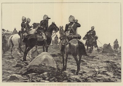 The Nile Expedition, an Alarm in the Desert, Advanced Guard called back to the Main Body by Richard Caton Woodville junior